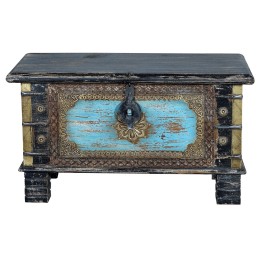 Baúl madera mango con bronce Giner y Colomer modelo 6496